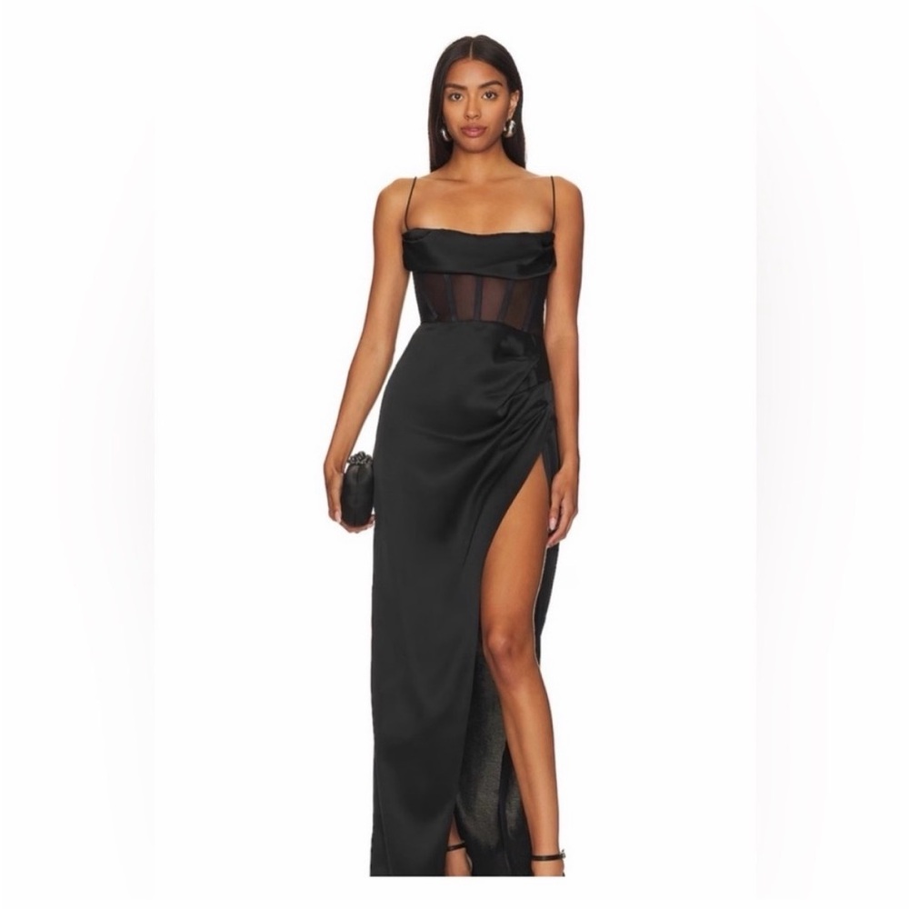 *NWT* NOOKIE Emilie Gown - black - S